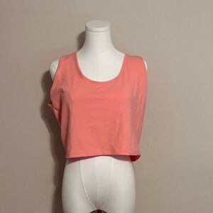 NWT Rebdolls Coral Crop Top